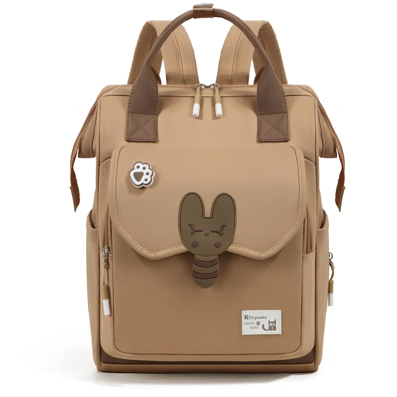 Cute Character Multi-Pocket Diaper Backpack Stornfield