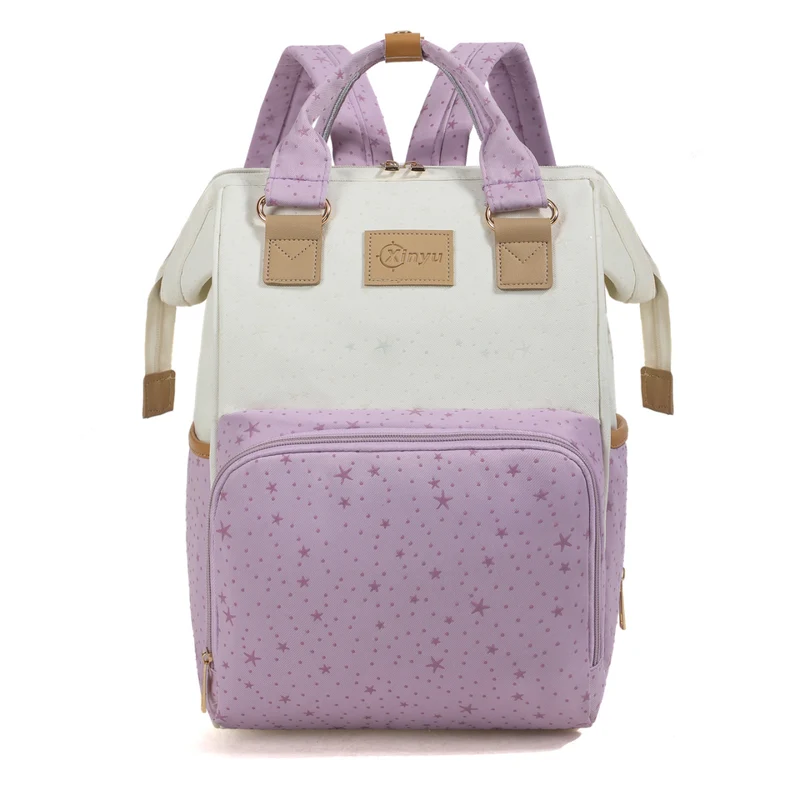 Starry Print Multi-Functional Diaper and Travel Backpack Stornfield