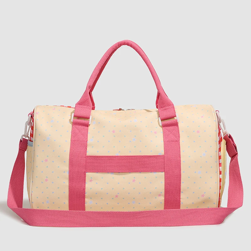 Playful Patterned Carryall Duffle Bag Stornfield