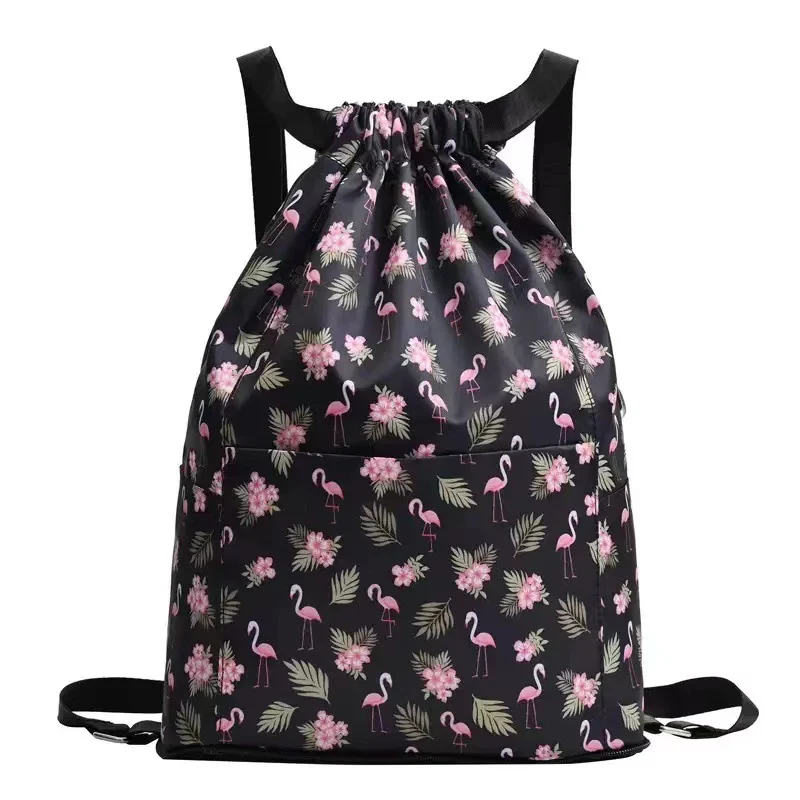 Drawstring Floral Print Backpack Stornfield
