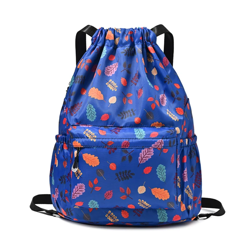Drawstring Elephant Print Backpack Stornfield