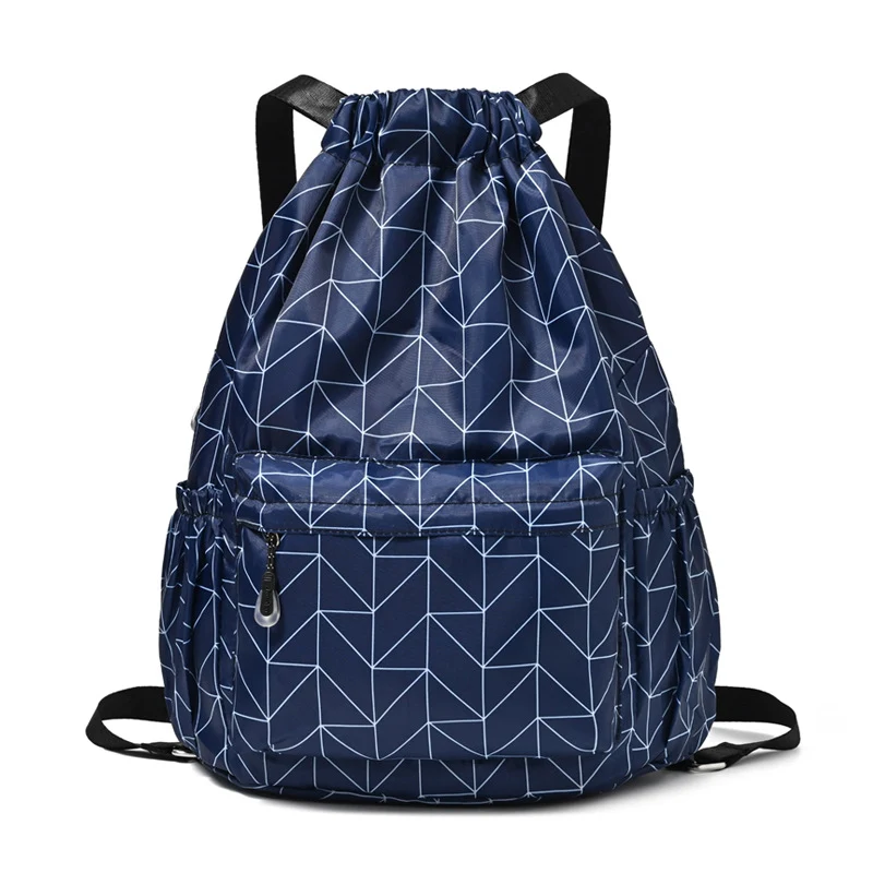Drawstring Elephant Print Backpack Stornfield