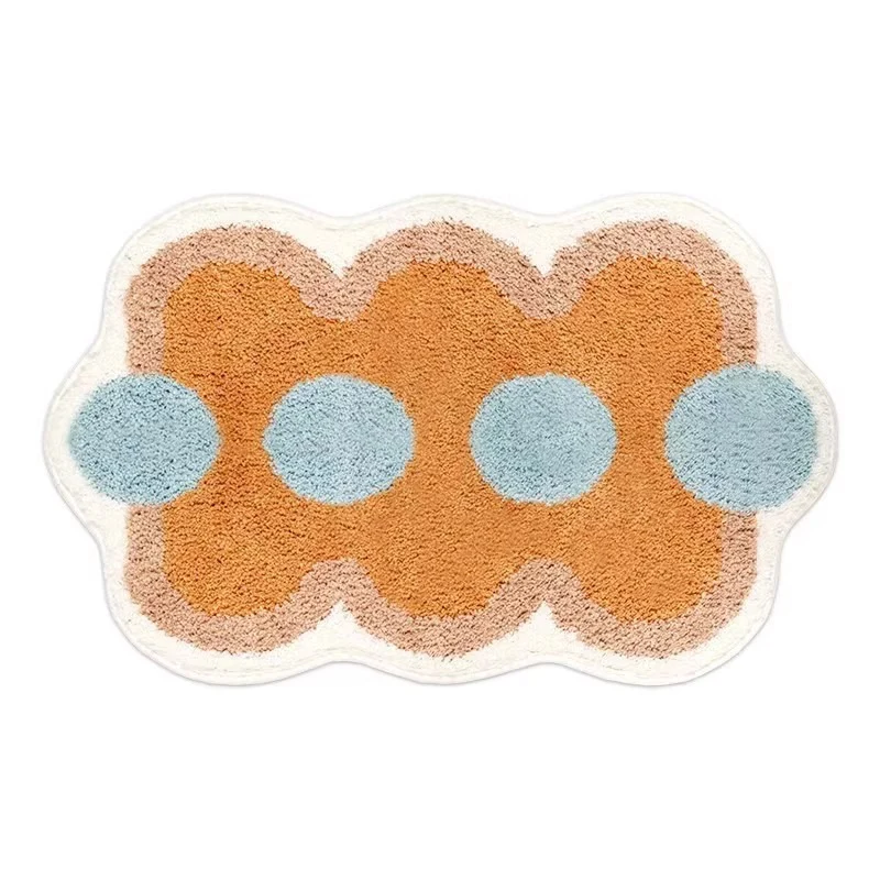 Cartoon Pig-Themed Bath Mat