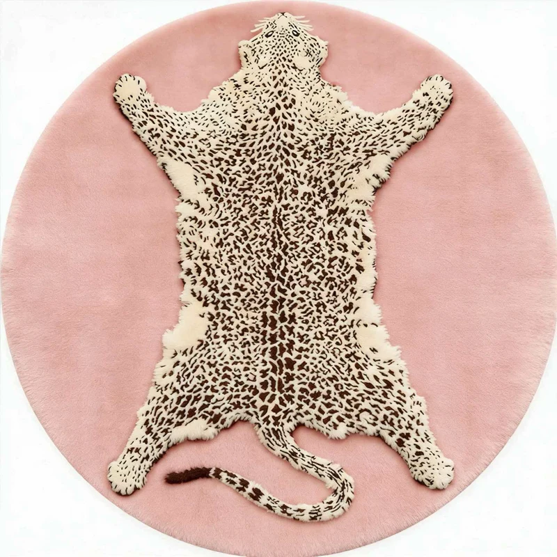 Artistic Leopard Print Area Rug