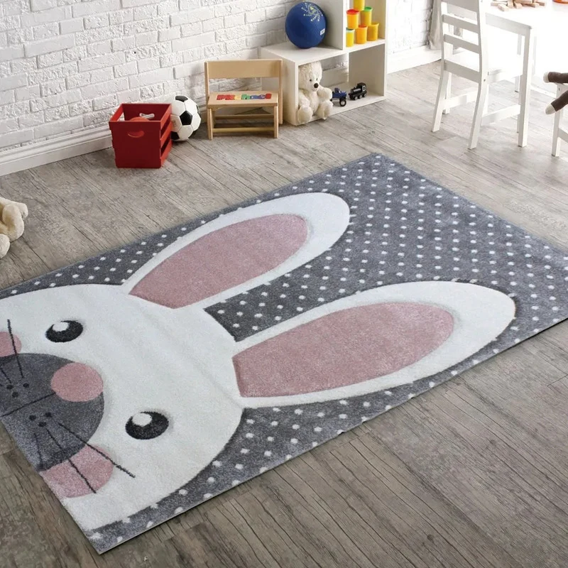 Whimsical Cat-Themed Area Rug