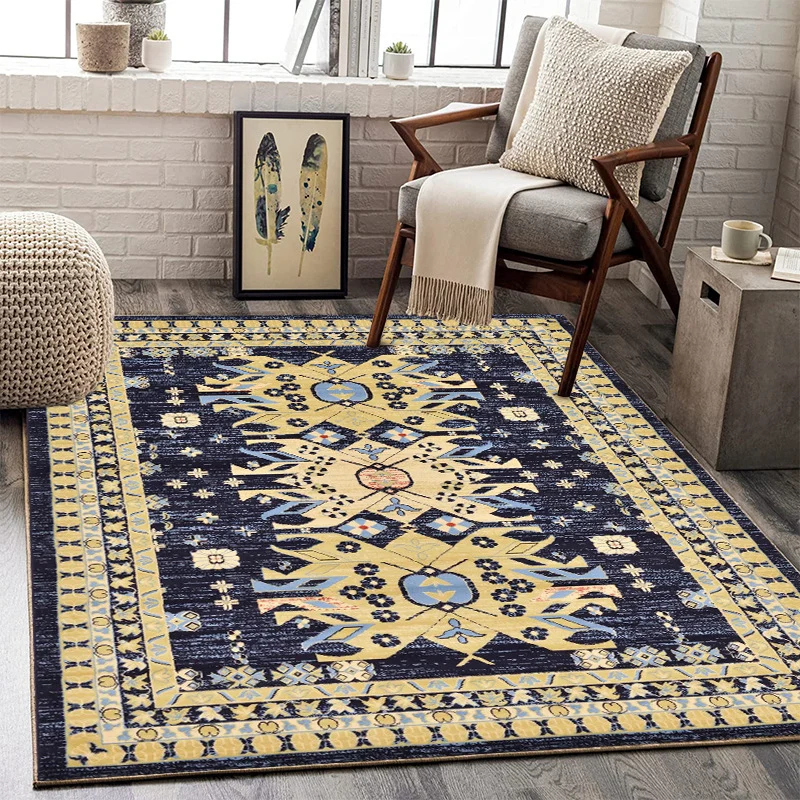 Vintage-Inspired Ornate Area Rug