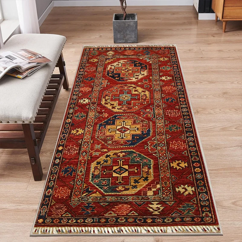 Vintage-Inspired Geometric Area Rug