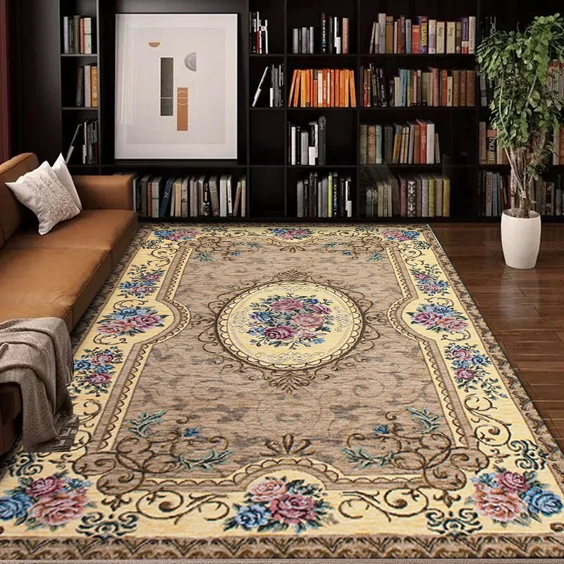 Vintage Floral Design Area Rug