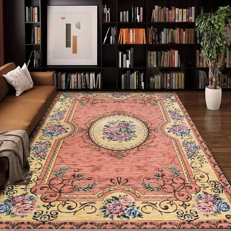 Vintage Floral Design Area Rug