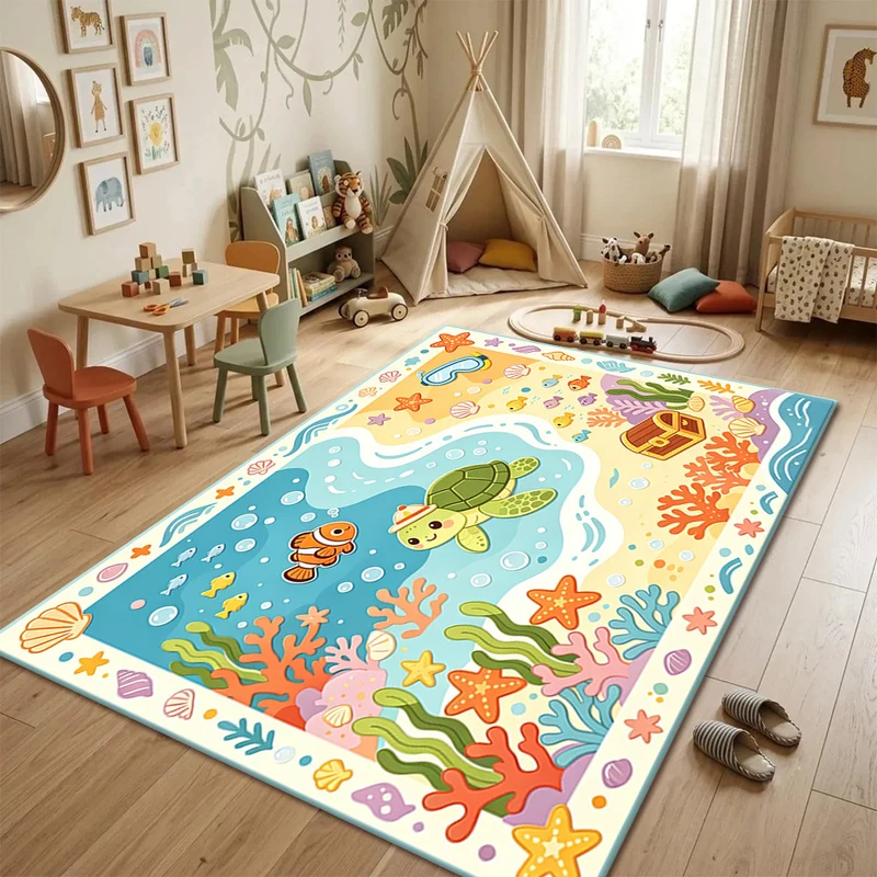 Underwater Themed Play Area Rug