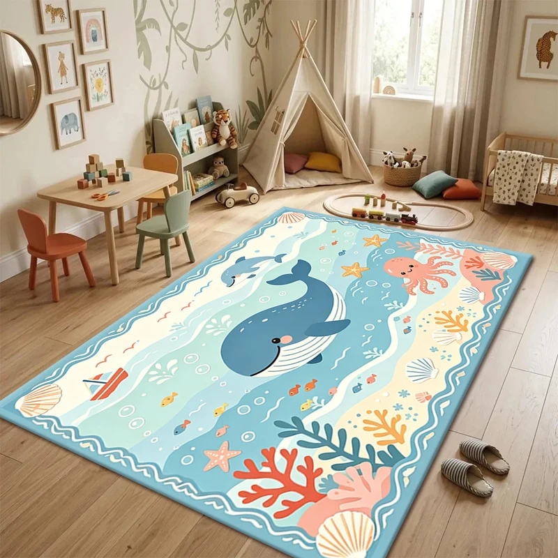 Underwater Themed Play Area Rug