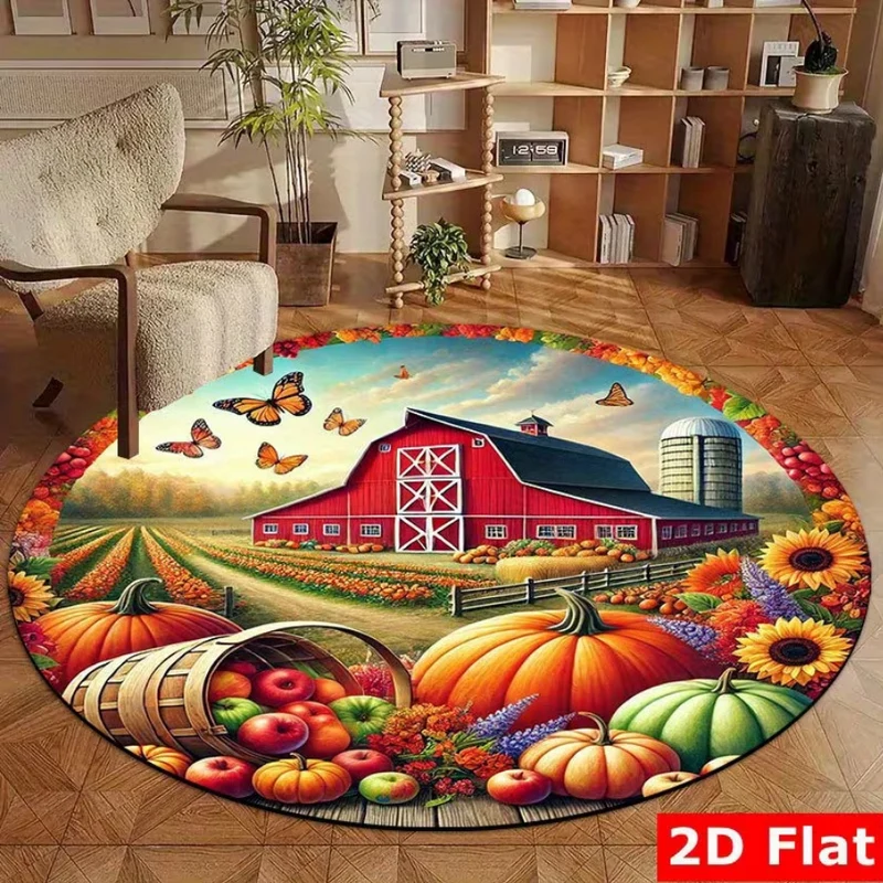 Round Welcome Mat