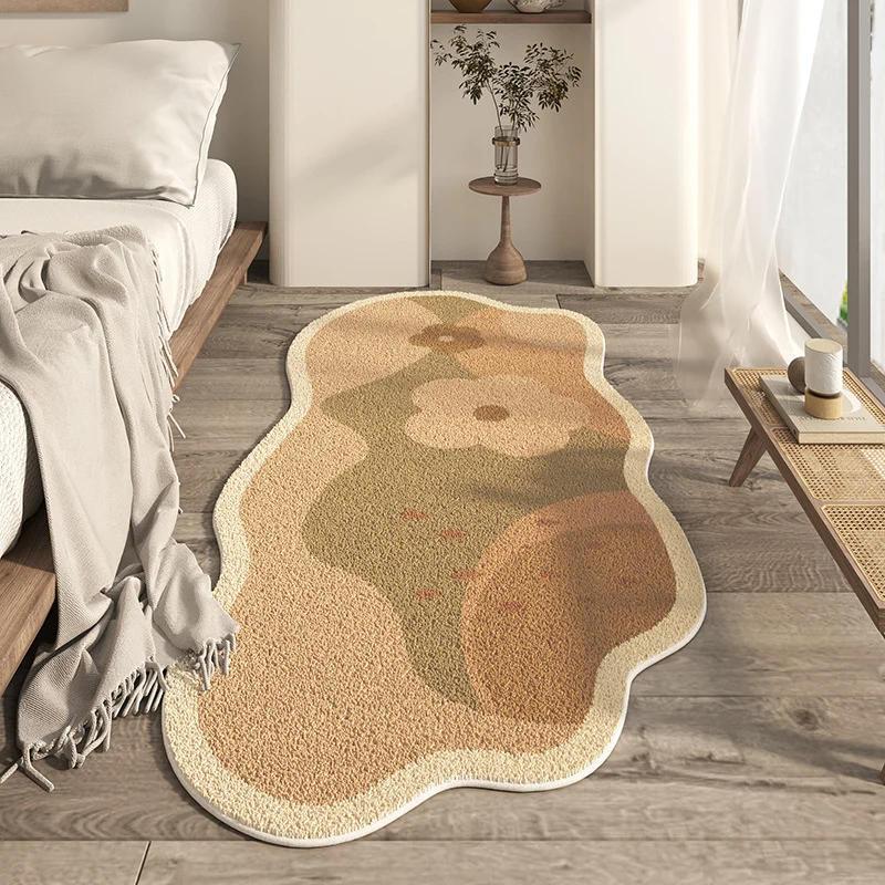 Plush Textured Abstract Area Rug