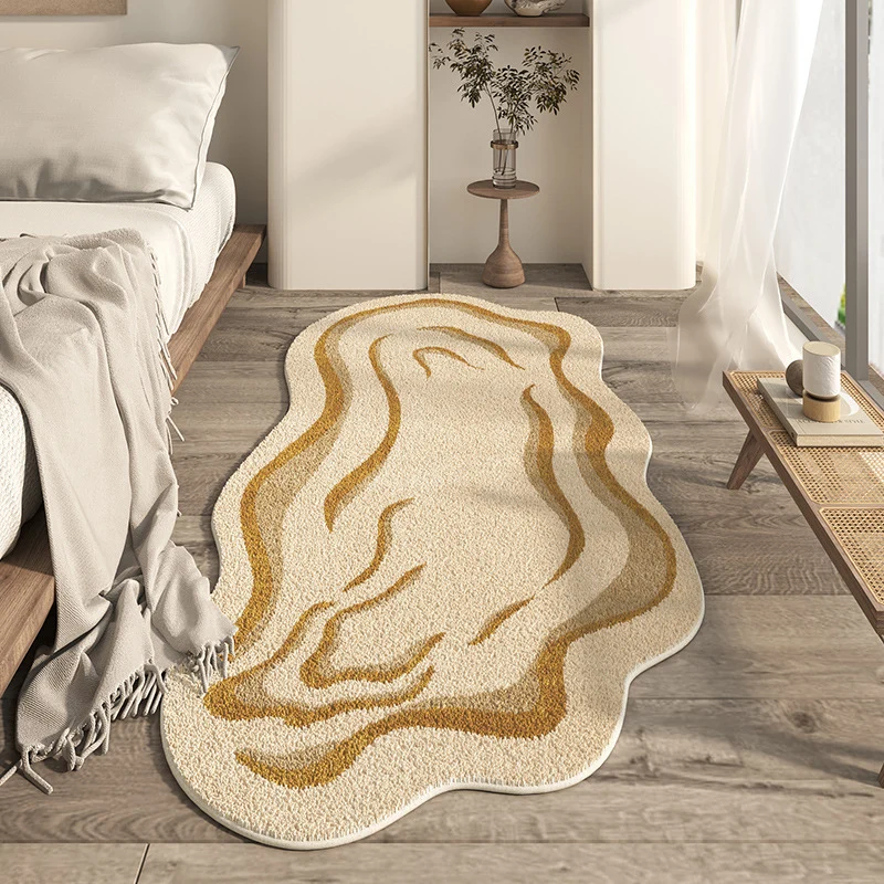 Plush Textured Abstract Area Rug