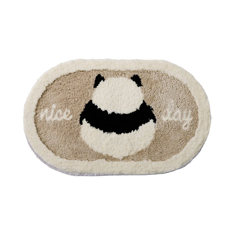 Plush Cat-Themed Area Rug