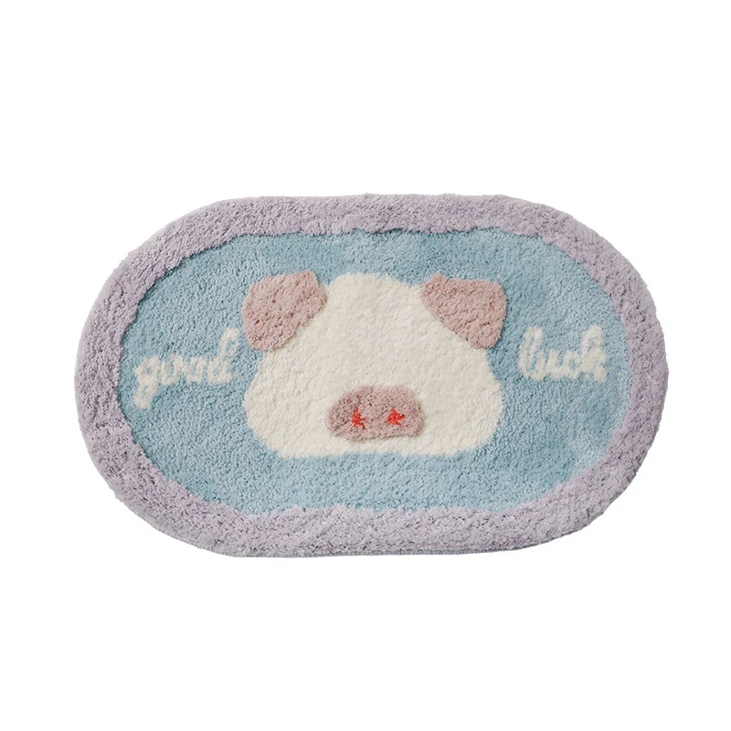 Plush Cat-Themed Area Rug
