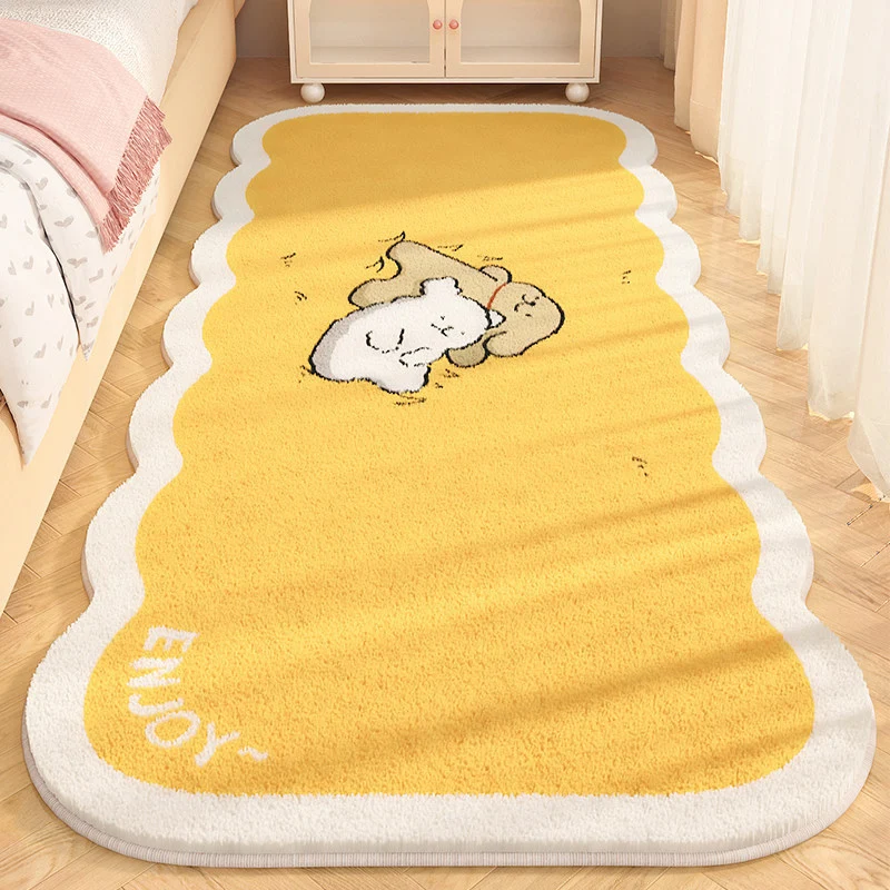 Plush Cartoon-Themed Area Mat
