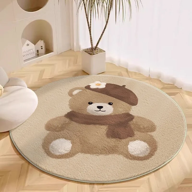 Plush Cartoon Dog Area Rug