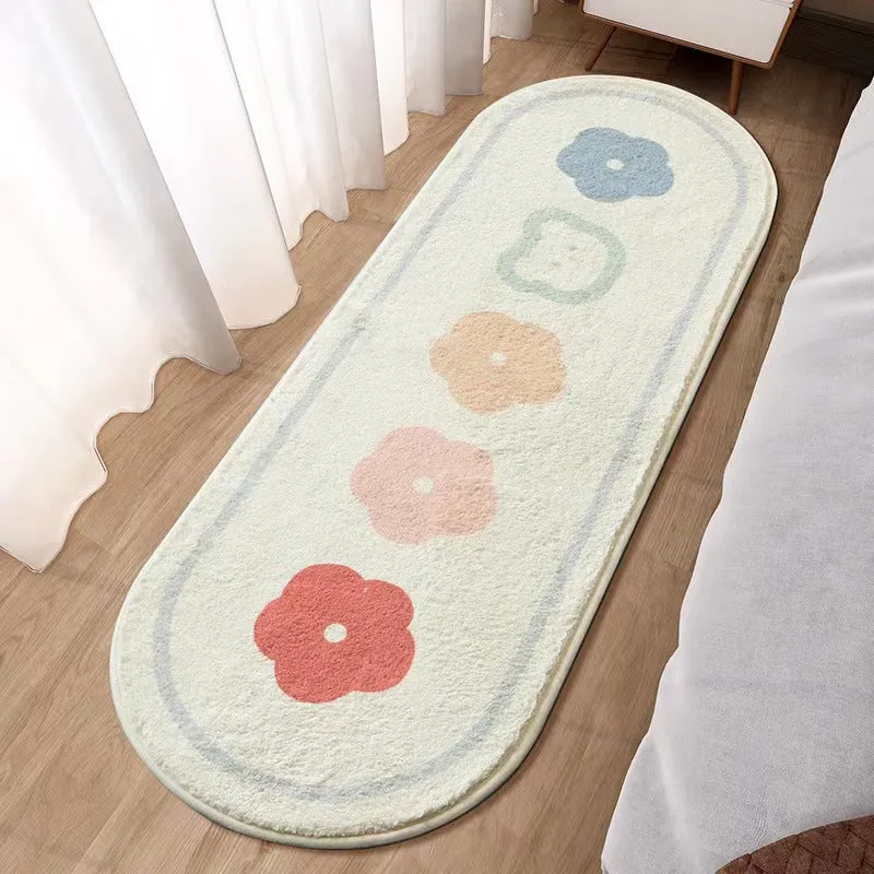 Plush Cartoon Bear-Themed Area Rug