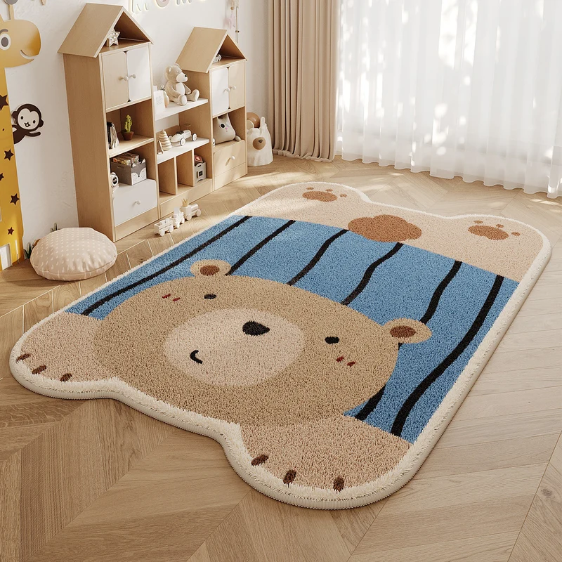 Plush Animal-Themed Area Rug