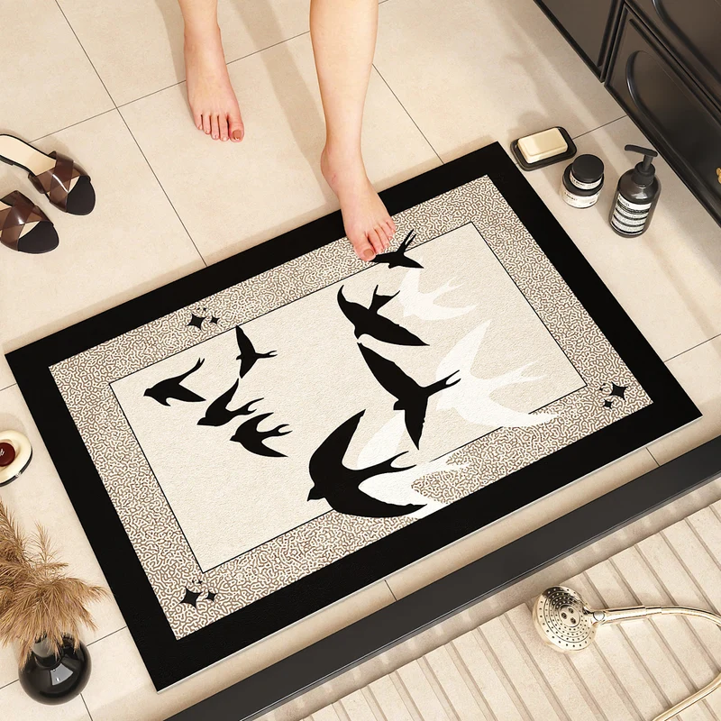 Plush Absorbent Bath Mat