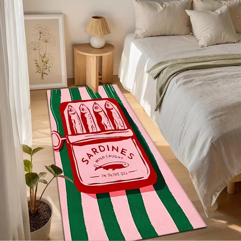 Playful Tiger-Themed Runner Rug