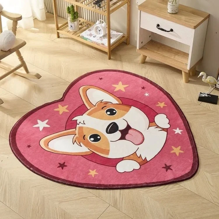 Playful Animal-Themed Round Area Rug