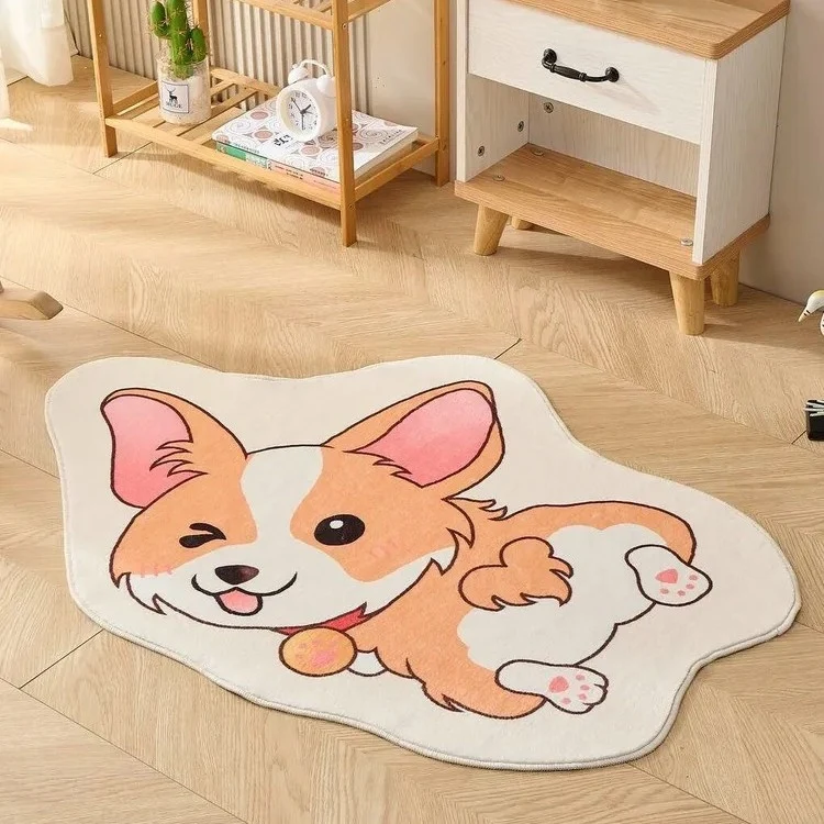 Playful Animal-Themed Round Area Rug