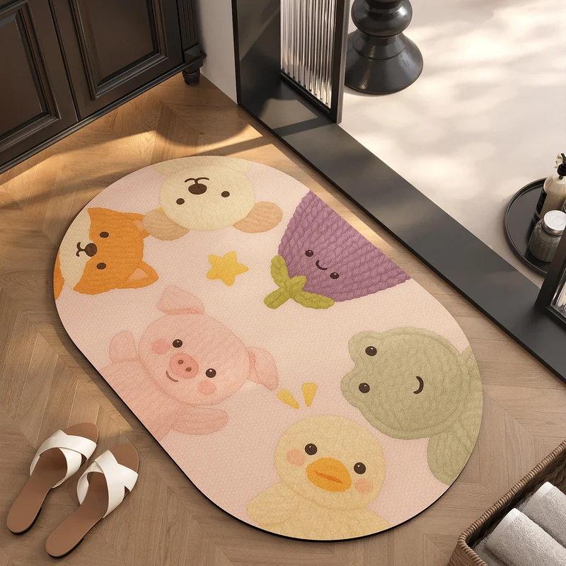 Playful Animal-Themed Area Rug