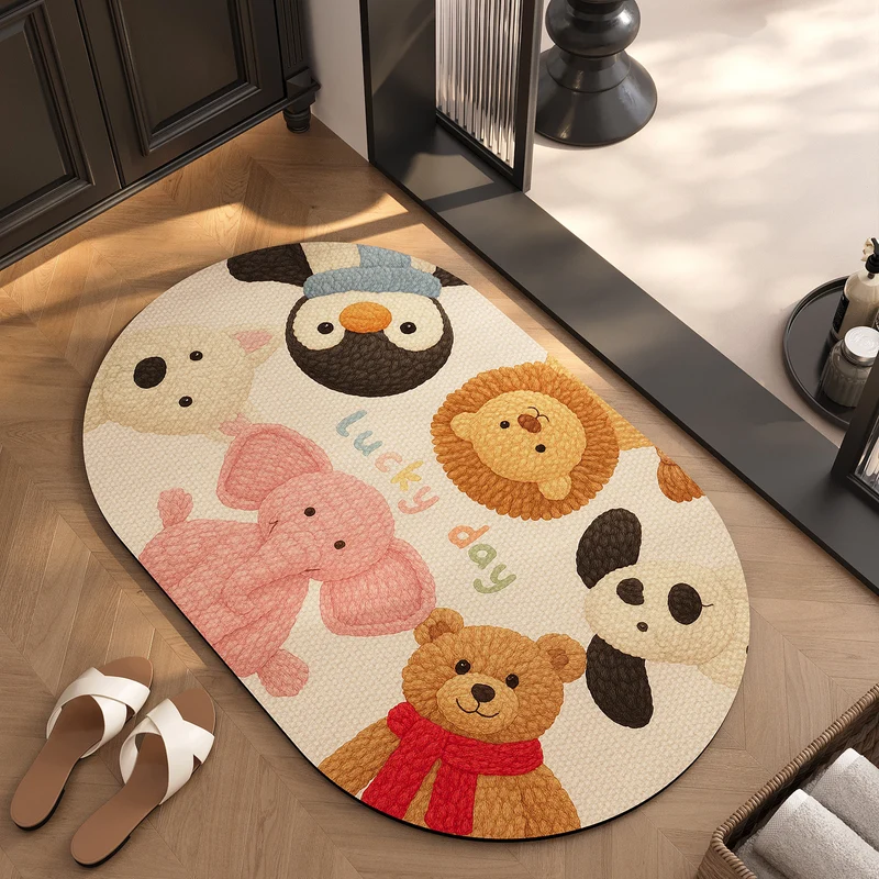 Playful Animal-Themed Area Rug