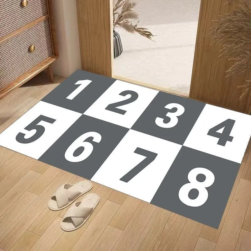 Numbered Welcome Mat