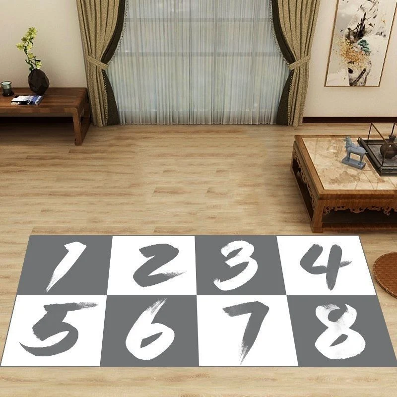Numbered Welcome Mat