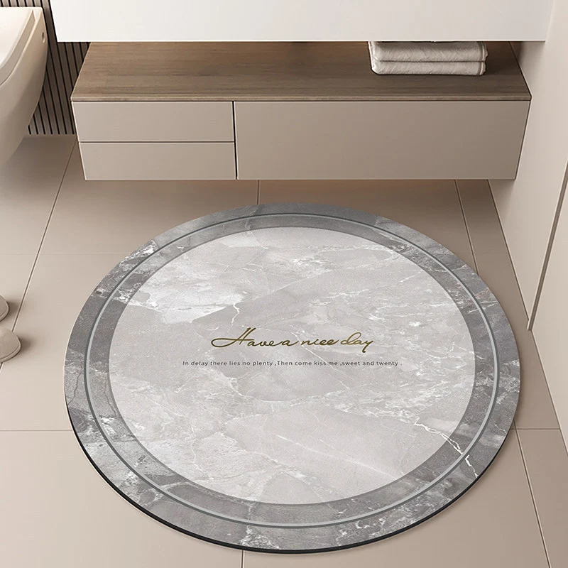 Moon-Themed Round Area Rug