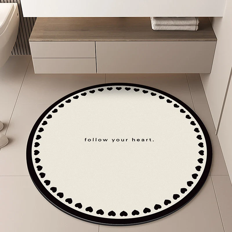 Moon-Themed Round Area Rug