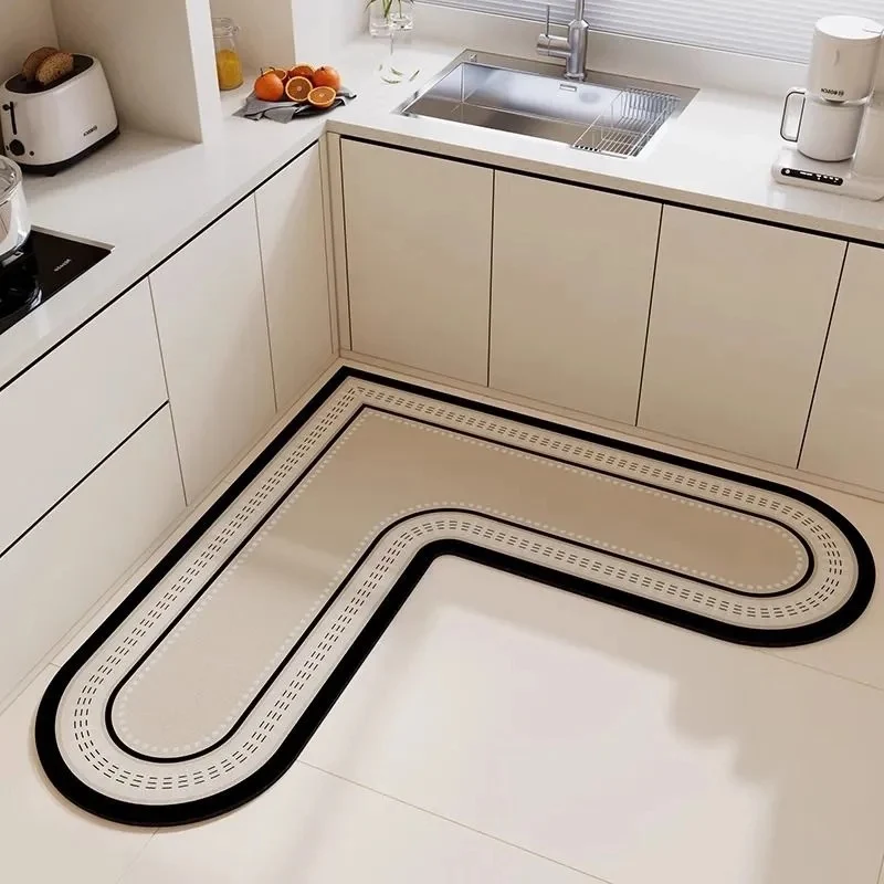 L-Shaped Kitchen Floor Mat