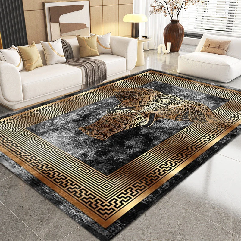 Geometric Weave Pattern Area Rug