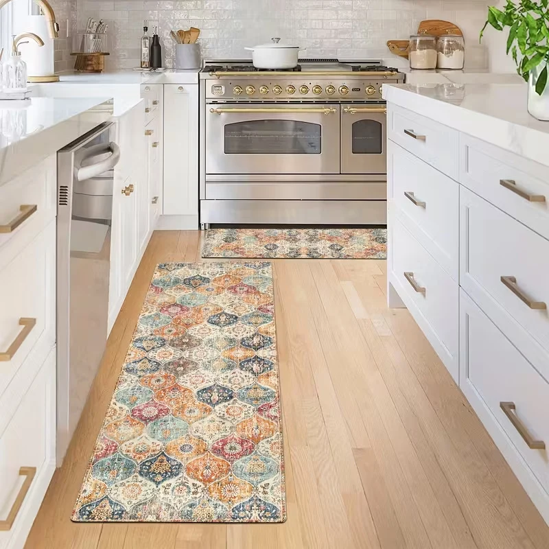 Geometric Patterned Runner Rug