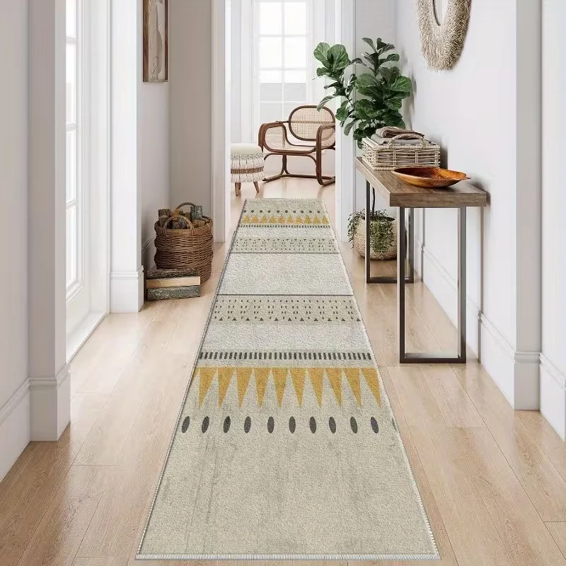 Geometric Patterned Runner Rug