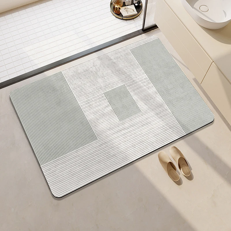Geometric Patterned Bath Mat