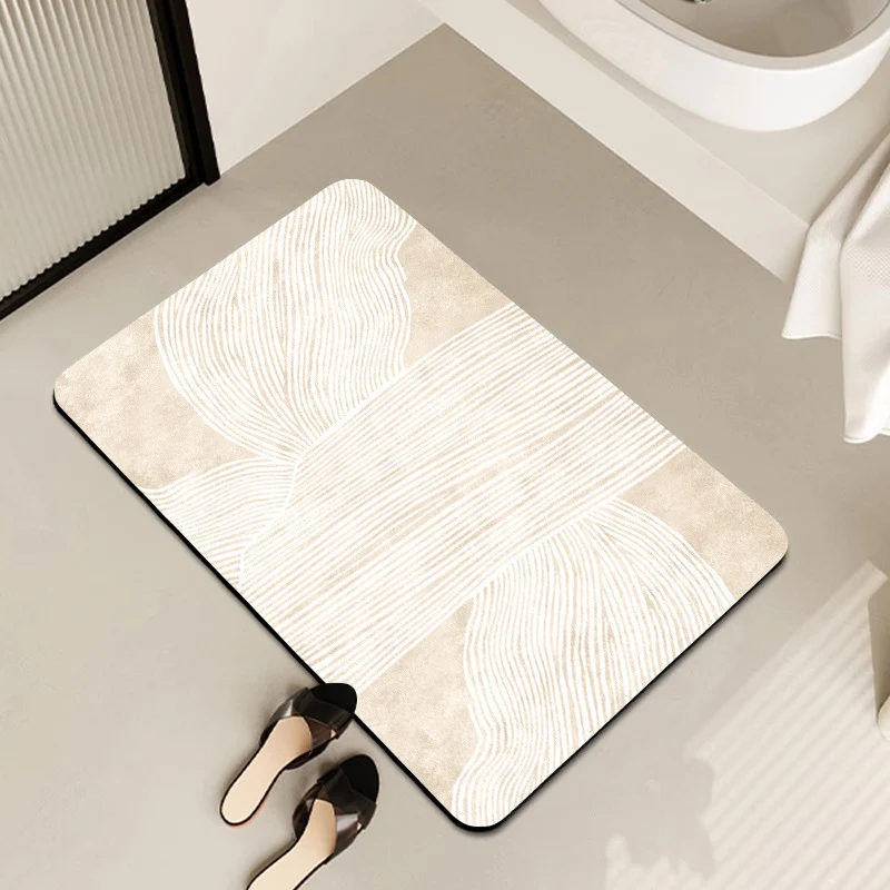 Geometric Patterned Bath Mat