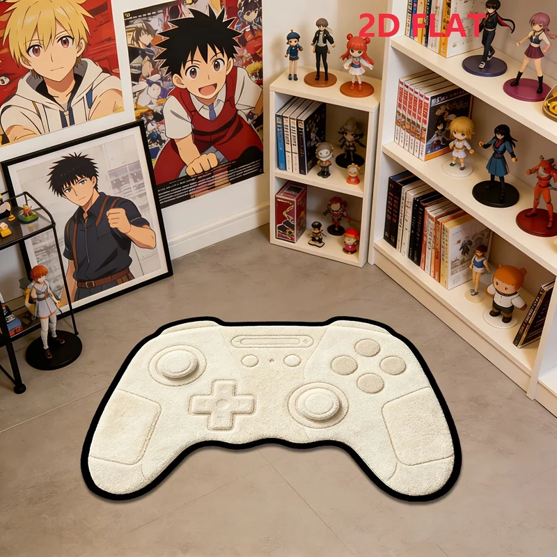 Gaming Console-Shaped Area Rug