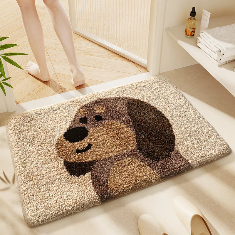 Cute Cat-Themed Bath Mat
