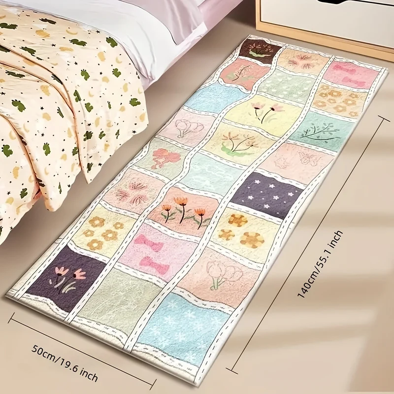 Cute Cartoon-Themed Plush Area Rug