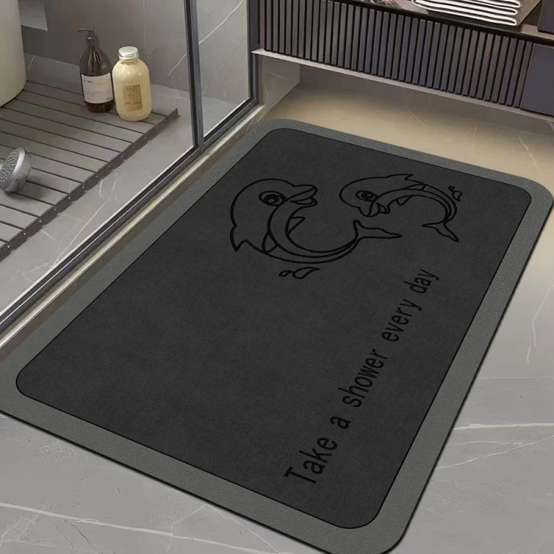 Cute Cartoon Fish Bath Mat