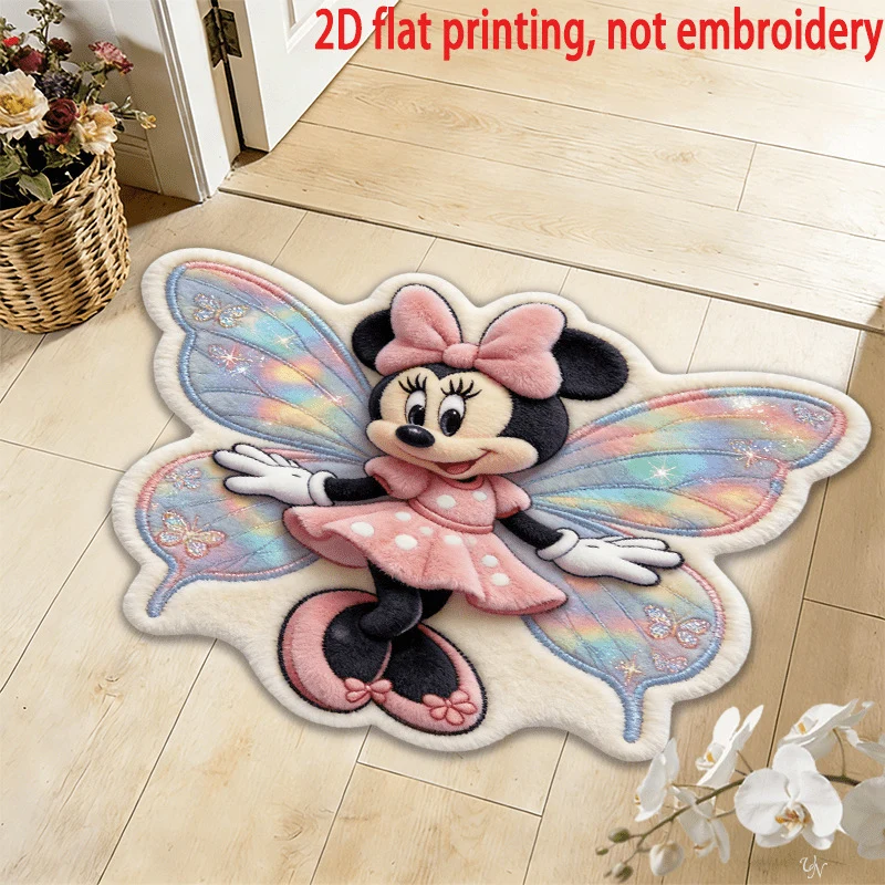 Cute Cartoon Cat-Shaped Area Rug