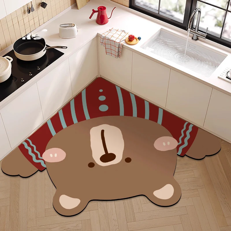 Cute Bear Shaped Rug