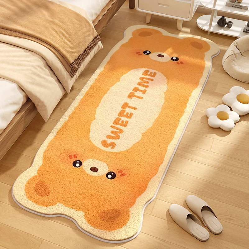 Cute Animal-Themed Plush Floor Mat