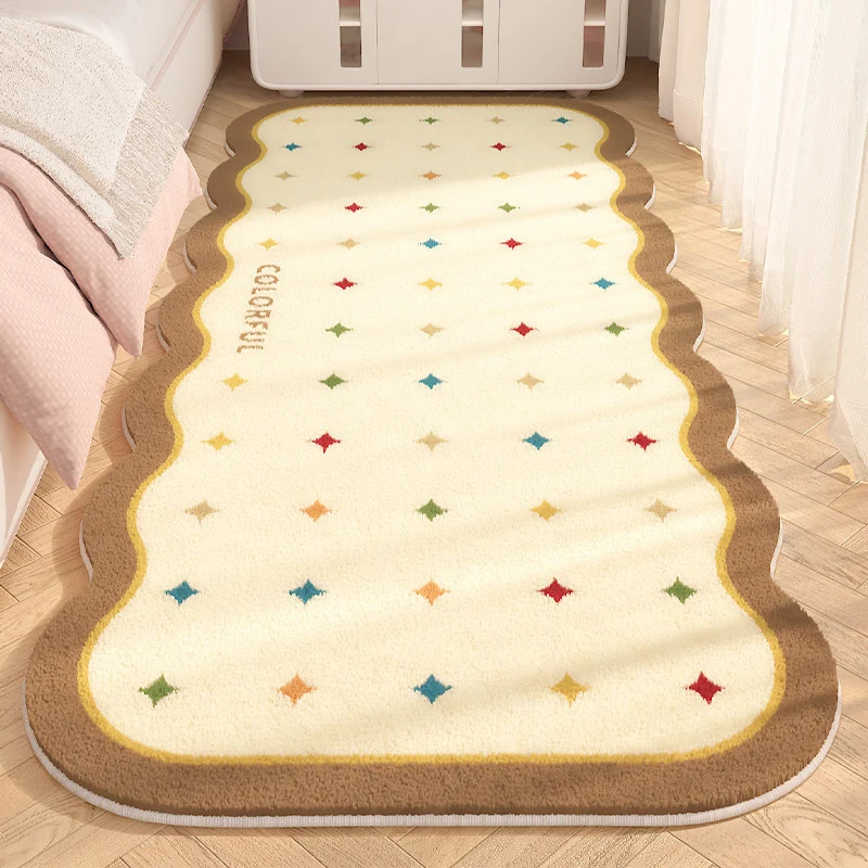 Cozy Heart-Shaped Plush Area Rug
