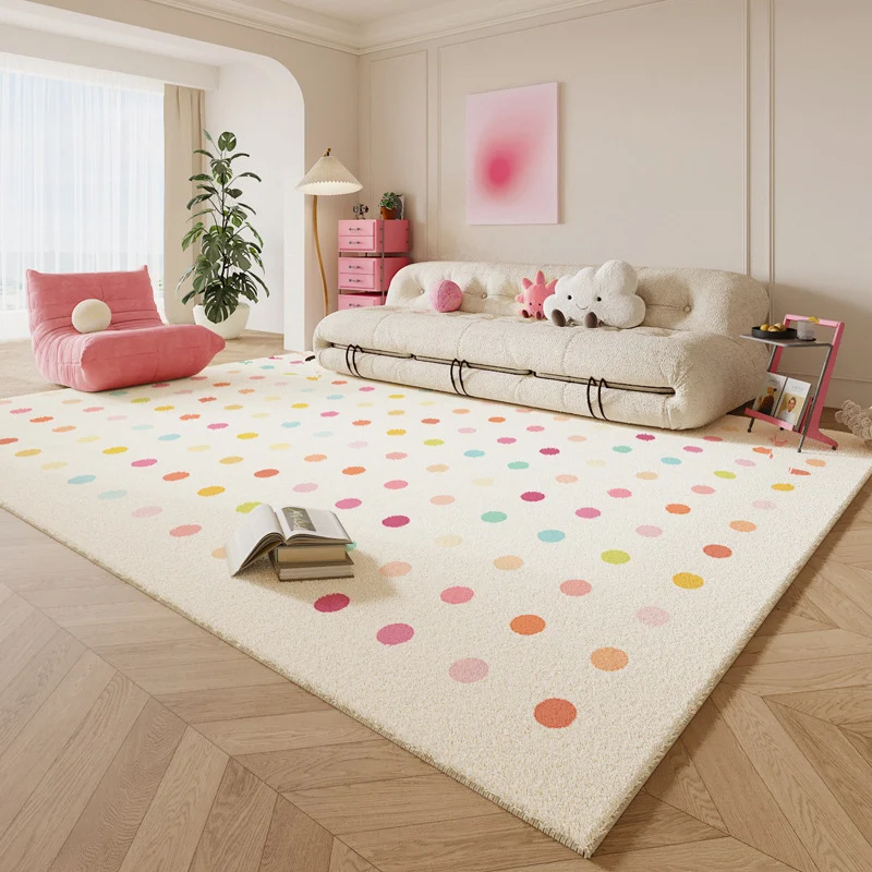Colorful Dot Pattern Area Rug