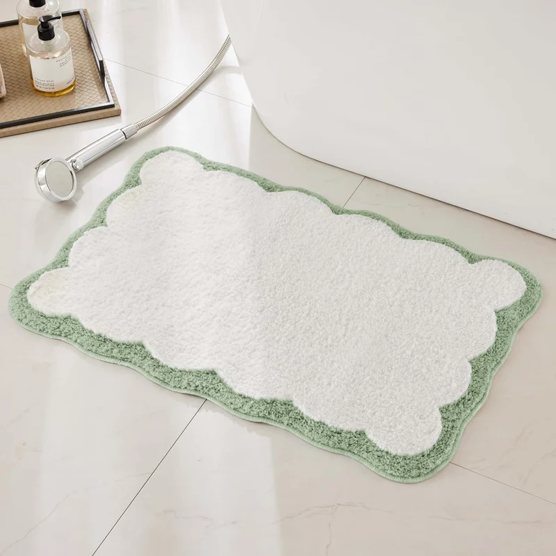 Cloud-Shaped Soft Bath Mat